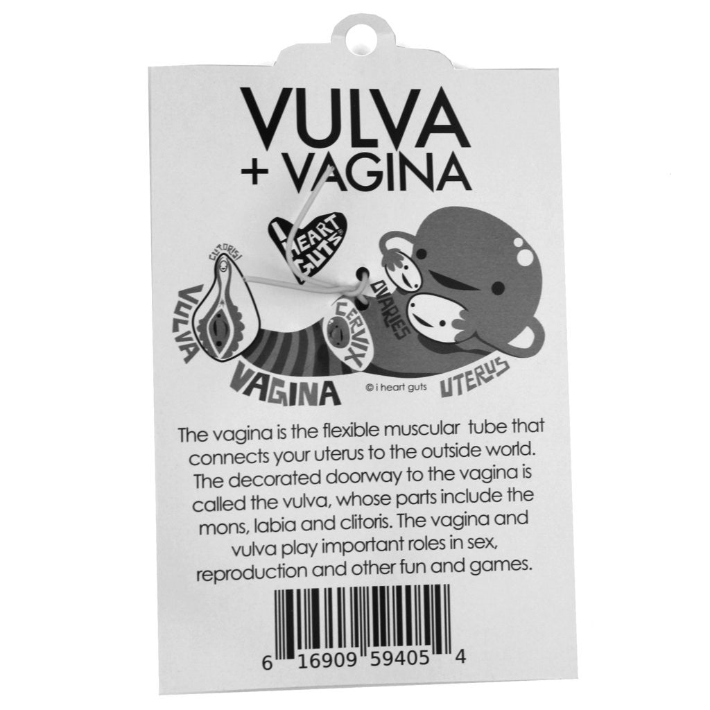 Vagina + Vulva Keychain – Mutter Museum Store