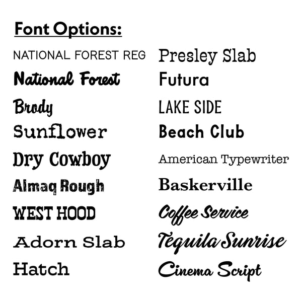 Customizable Tea Towel | Skull | Name Drop | Souvenir