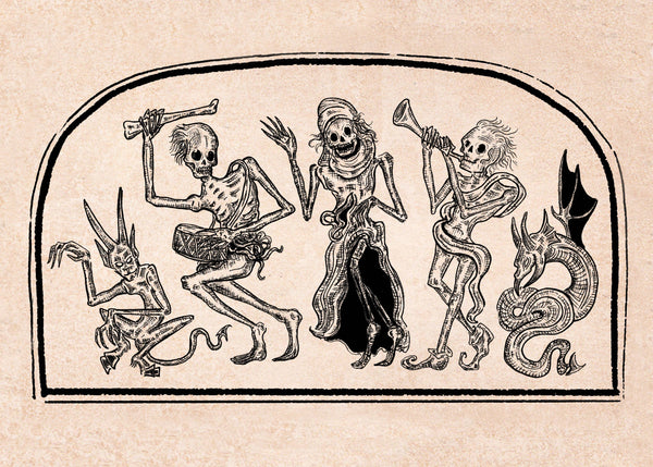 Danse Macabre Parade Print
