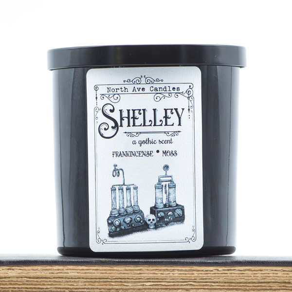 Mary Shelley / Gothic Candle / Bookish Gift / Curiosity Shop