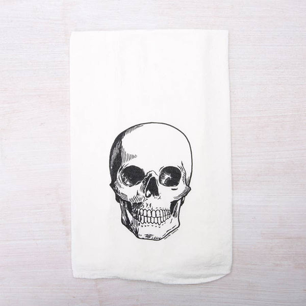 Customizable Tea Towel | Skull | Name Drop | Souvenir