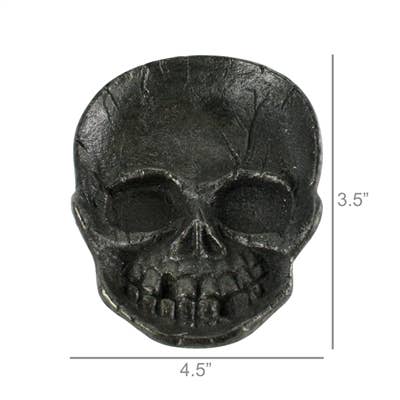 Skull Cast Iron Dish - Natural