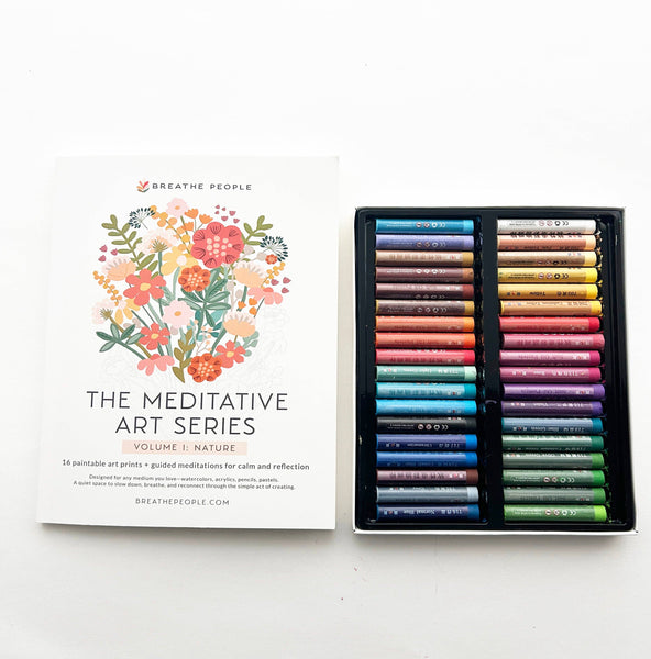 Meditative Art Book, 16 Pages of Guided Creative Ritual