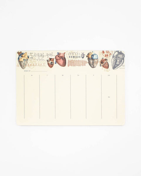 Heart Calendar Pad