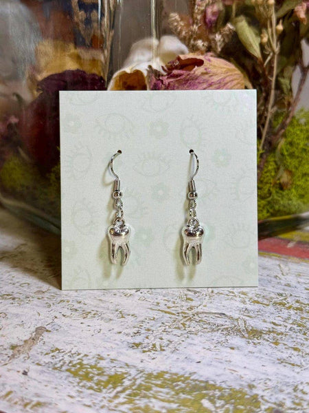 Tooth Earrings - Minimalist Punk Earrings
