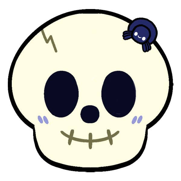 Squishable - Snackers Skull Plush