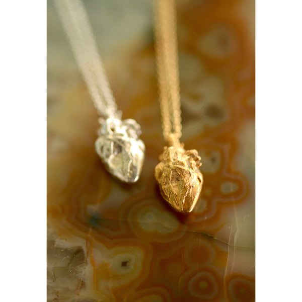 Only Love Handmade Anatomical Heart Necklace