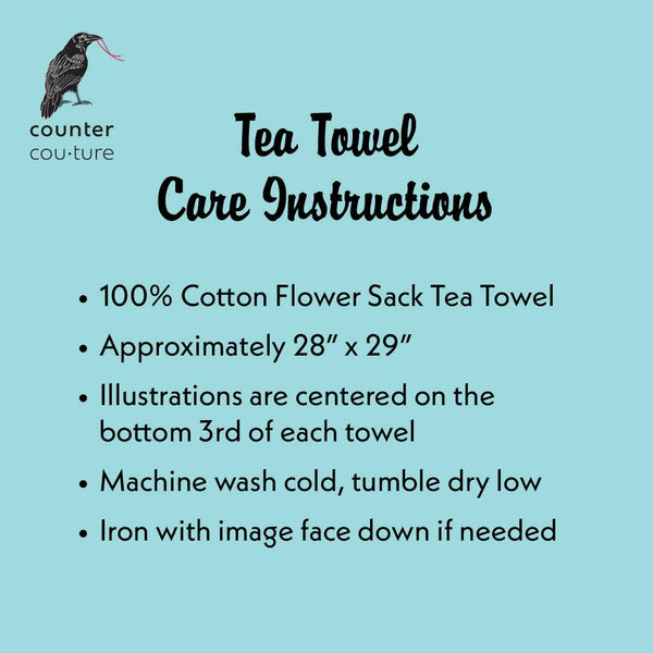 Customizable Tea Towel | Skull | Name Drop | Souvenir