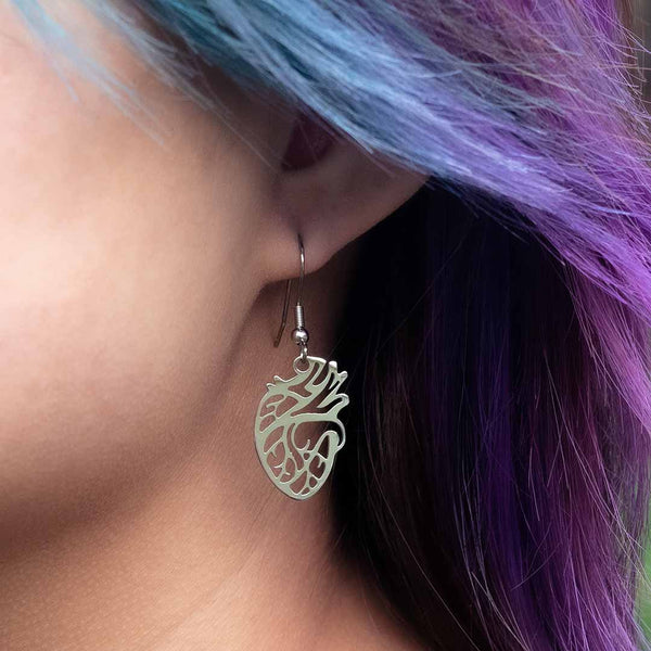 Anatomical Heart Earrings