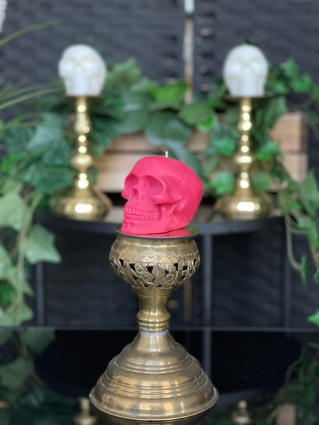 Handmade Skull Candle