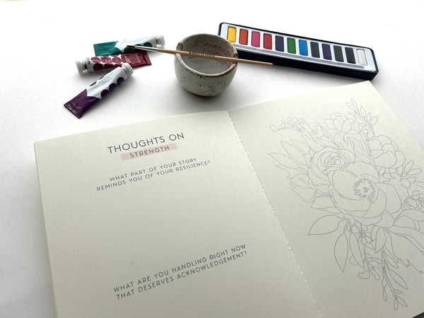 Meditative Art Book, 16 Pages of Guided Creative Ritual