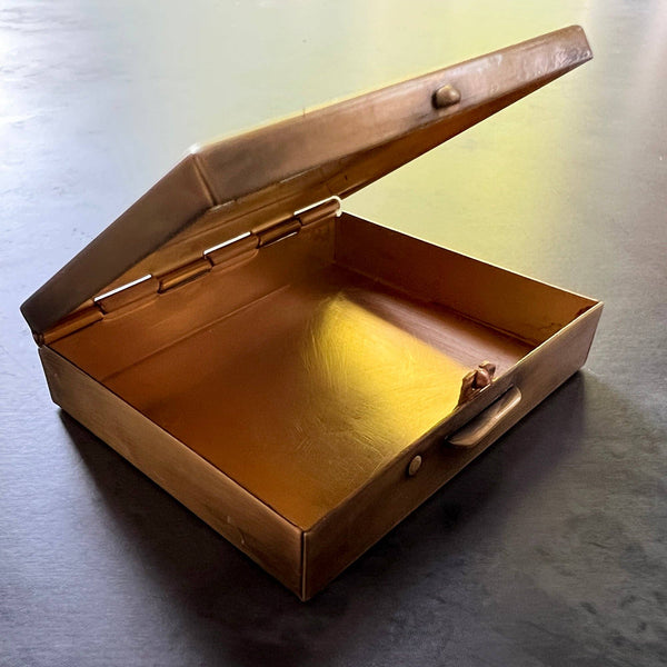 Mutter Museum Engraved Brass Pill/Trinket Box Case