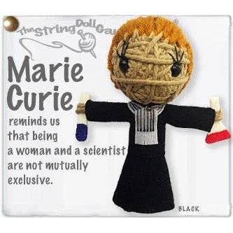 Marie Curie String Doll Keychain