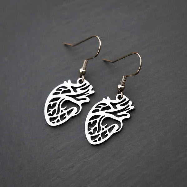 Anatomical Heart Earrings