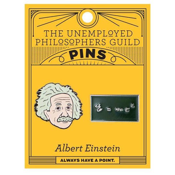 Einstein & E=mc2 Pins