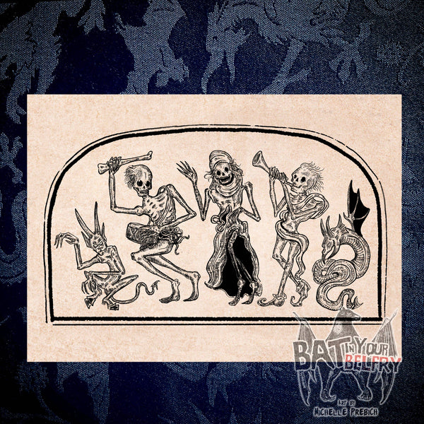 Danse Macabre Parade Print