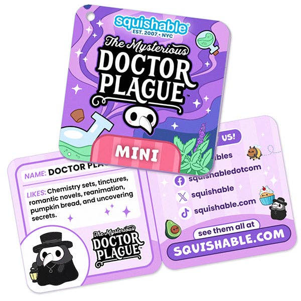 Squishable - Mini Haunted Plague Doctor Plush