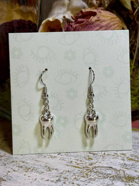 Tooth Earrings - Minimalist Punk Earrings