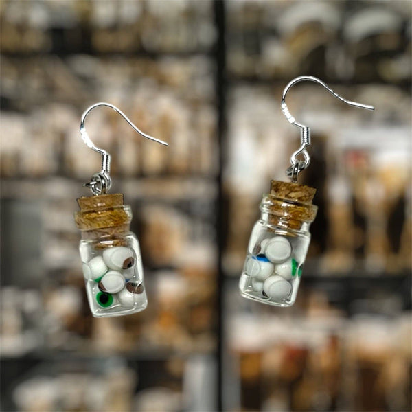Eyeball Wet Specimen Spooky Statement Earrings