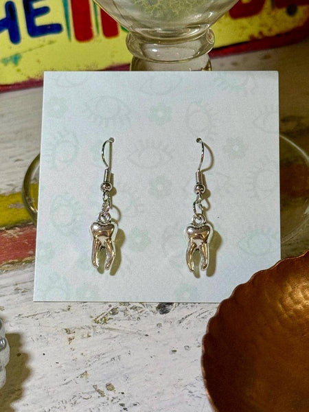 Tooth Earrings - Minimalist Punk Earrings