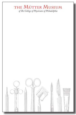 Medical & Art Instruments Notepad