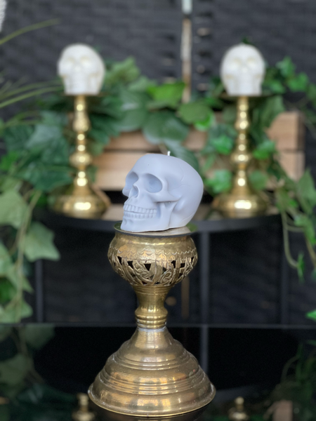 Handmade Skull Candle