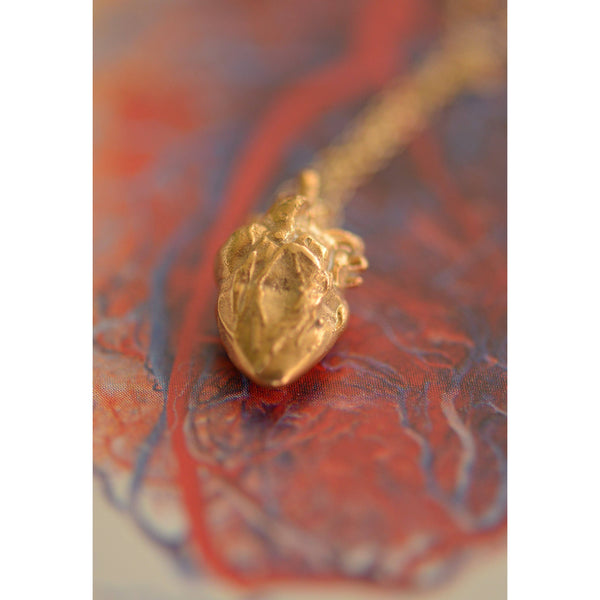 Only Love Handmade Anatomical Heart Necklace