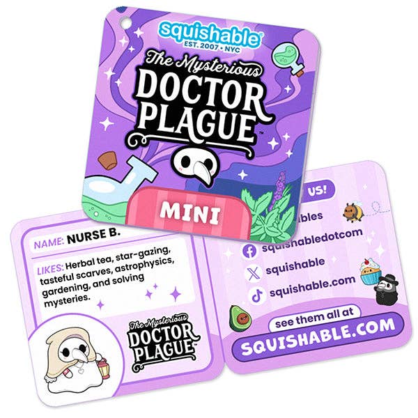 Squishable - Mini Haunted Plague Nurse Plush