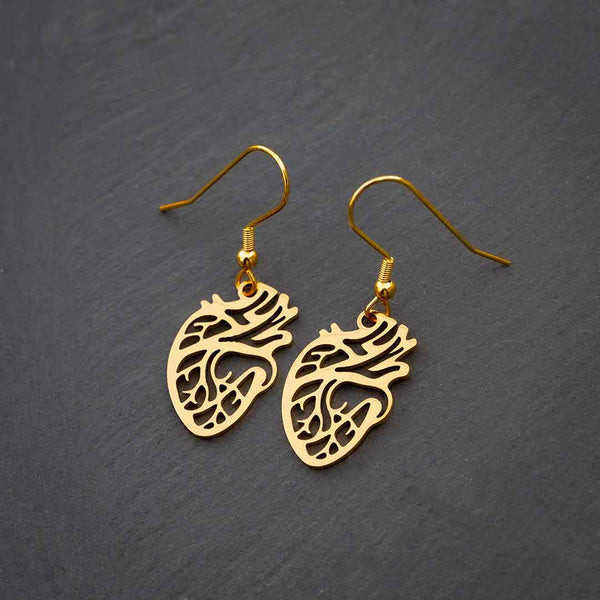Anatomical Heart Earrings