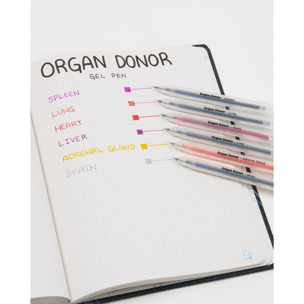 Organ Donor Gel Pens Pack