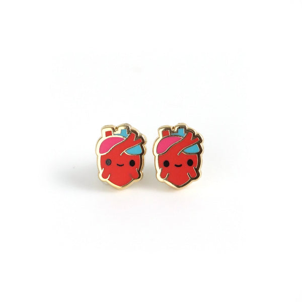Anatomical Heart Earrings
