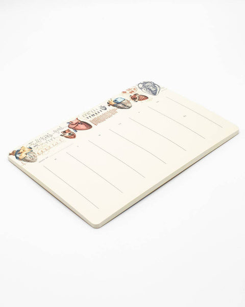 Heart Calendar Pad