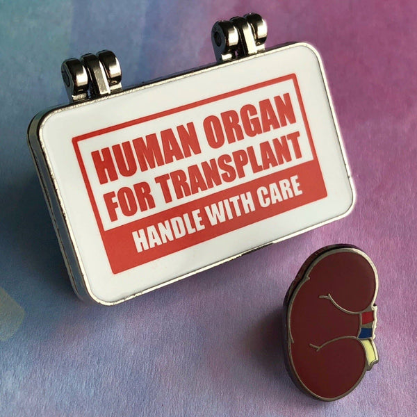 Organs on Ice Pin - Kidney Transplant