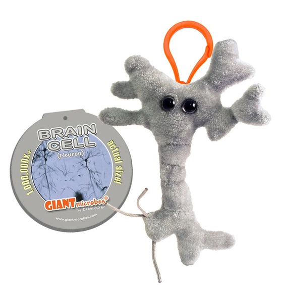Brain Cell Plush Keychain