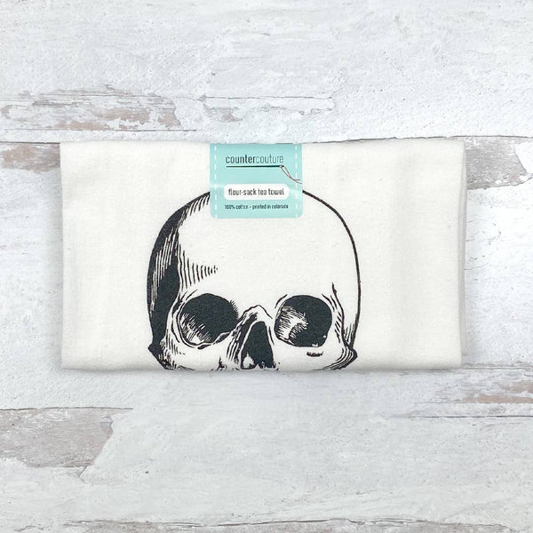 Customizable Tea Towel | Skull | Name Drop | Souvenir