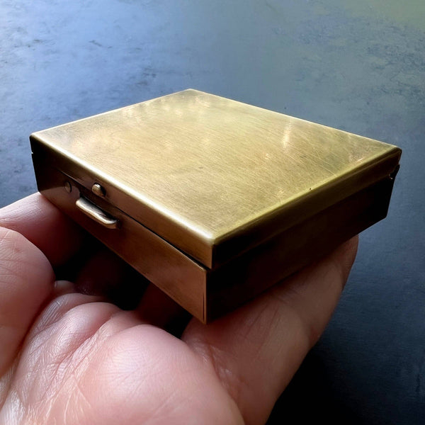 Mutter Museum Engraved Brass Pill/Trinket Box Case