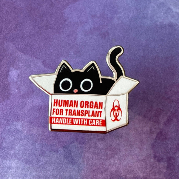 If It Fits I Sits Kitty Pin