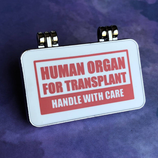 Organs on Ice Pin - Heart Transplant