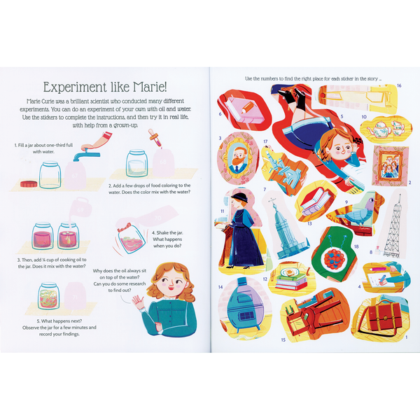 Sticker Life Stories: Marie Curie