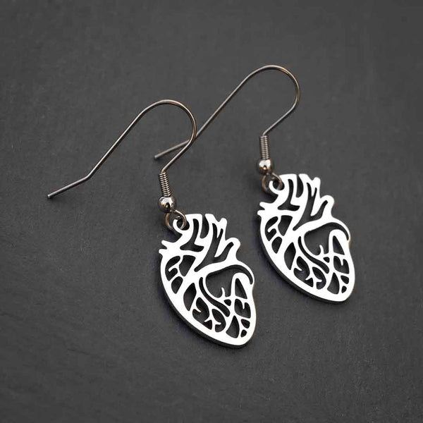 Anatomical Heart Earrings