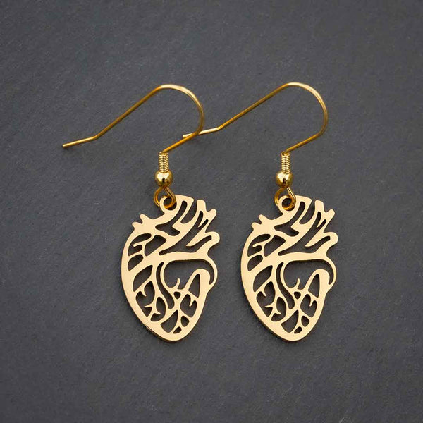 Anatomical Heart Earrings