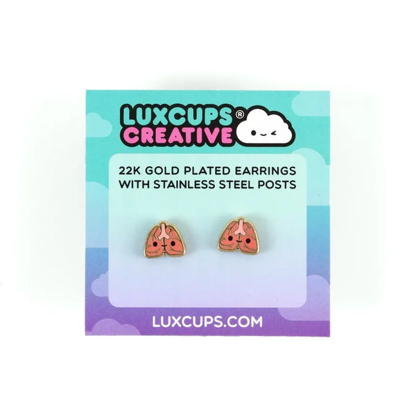Lung Enamel Earrings