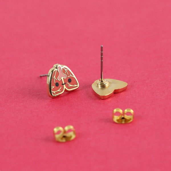 Lung Enamel Earrings