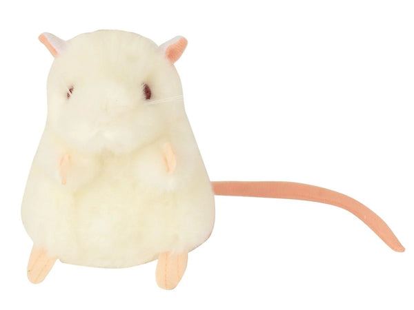 White Lab Mouse Plush