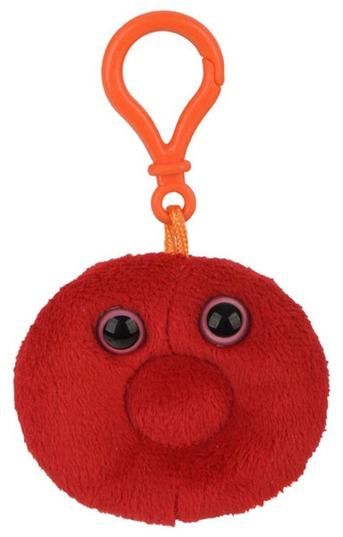 Red Blood Cell Plush Keychain