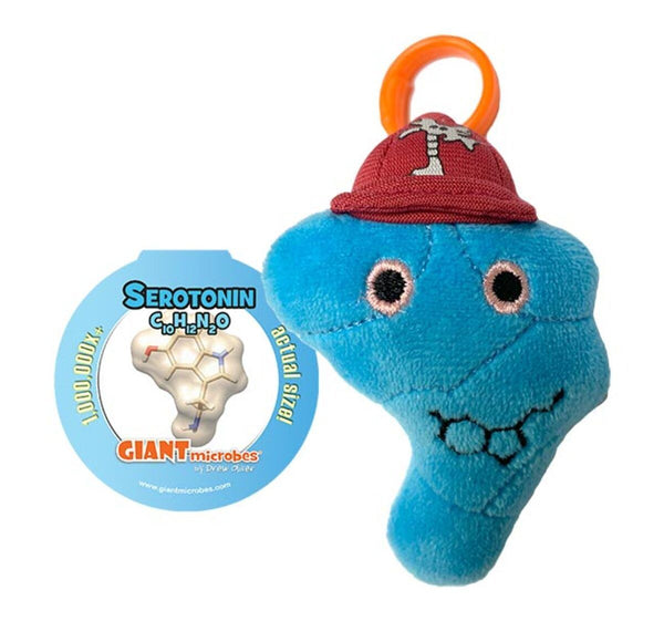 Serotonin Keychain