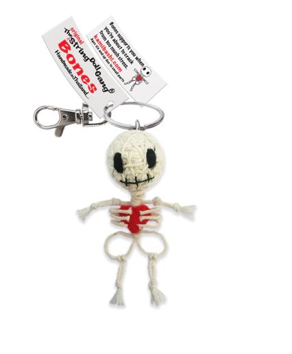 Bones String Doll Keychain