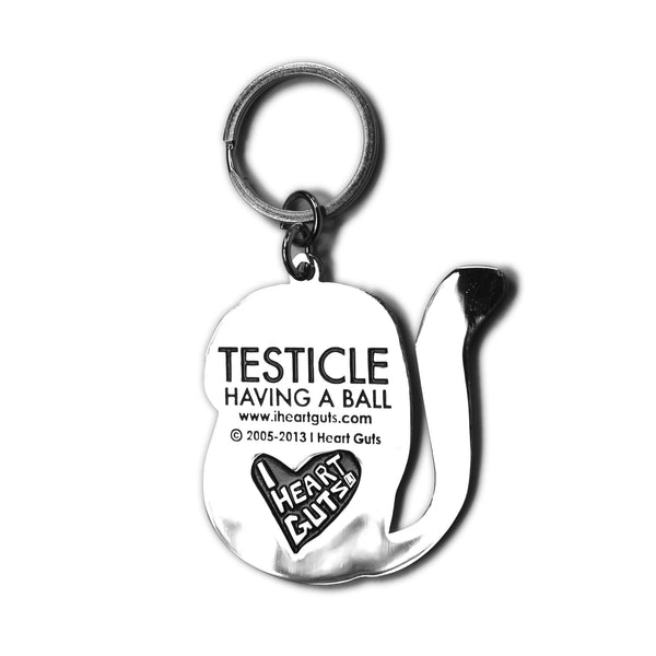 Testicle Keychain