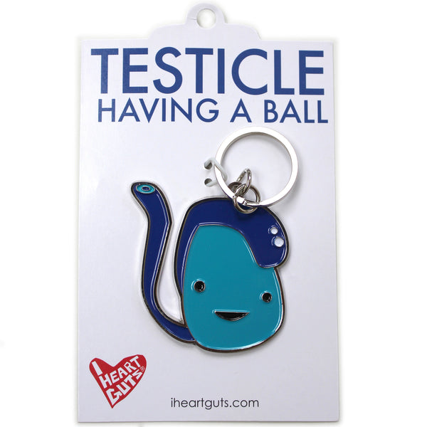 Testicle Keychain