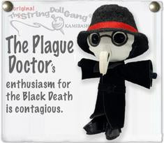 Plague Doctor String Doll Keychain